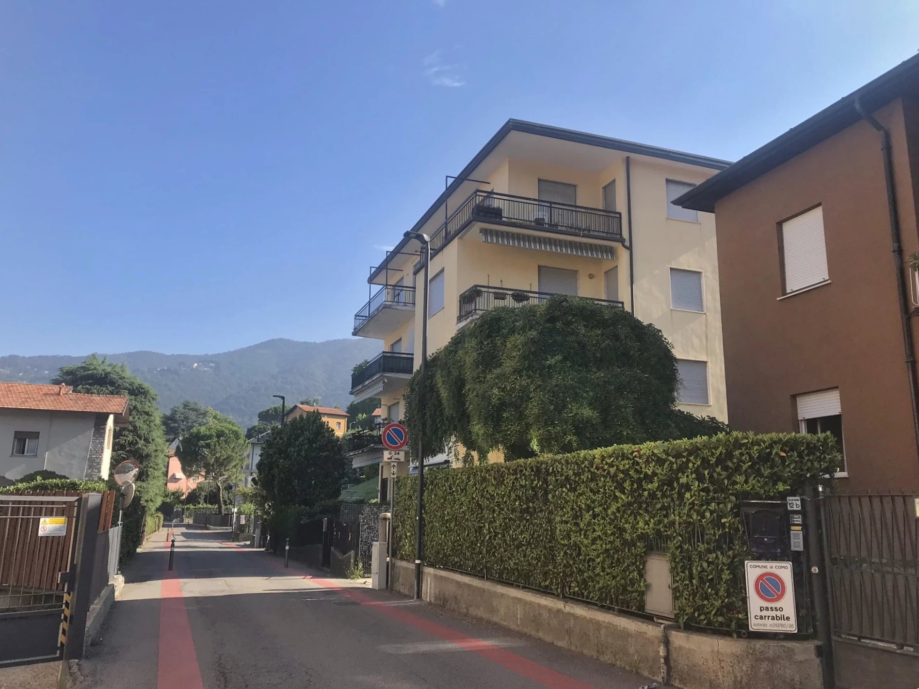 Appartamento a Sagnino (Como) con terrazza e vista panoramica
